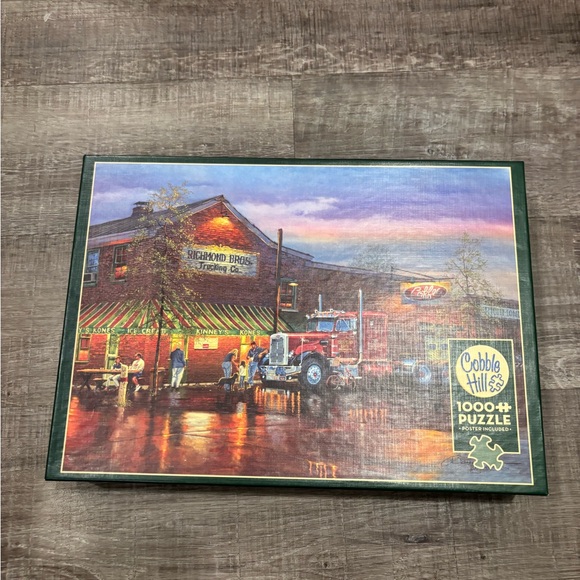 Cobble Hill Other - Cobble Hill 1000-Piece Puzzle - Evening Truck Stop